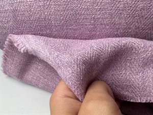 Fastvævet hør / silke - smuk pastel lilla